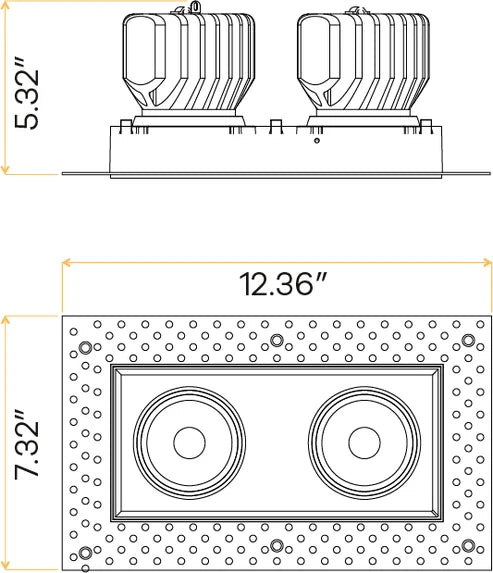 Saturn-2-head-trimless-regress-gimbal-led-light-60-degree-beam-wet-location