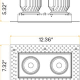 Saturn-2-head-trimless-regress-gimbal-led-light-60-degree-beam-wet-location