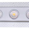 Saturn 4 inch triple head trimless regressed LED gimbal white 54W 84W 4800 7800 lumens 5CCT wet rated 0-10V dimmable