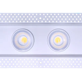 trimless mud in recessed LED multiple gimbal ceiling light installation
