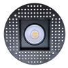 trimless mud in recessed LED gimbal ceiling light installation
