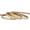 26-foot LED COB rope light, 120V, outdoor-rated, IP67 waterproof, soft white color temperatures (2700K–5000K), flexible 12mm wide strip with 3M adhesive backing, high CRI 90, UL Listed, cuttable every 3.94 inches, seamless dot-free illumination