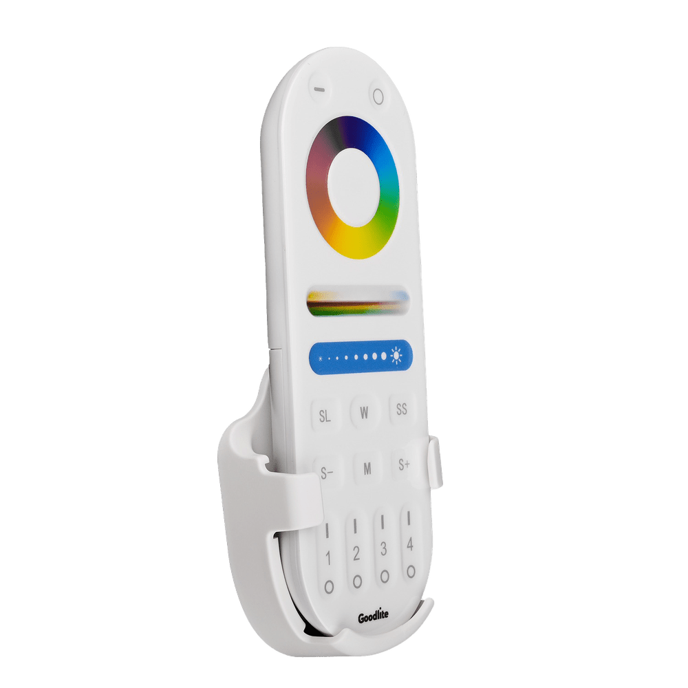 RGBWW RF wireless remote controller for 4 zone LED lighting control system