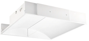 Goodlite 2x2 Center Line LED Troffer, 30W/40W/50W selectable, 5CCT (3000K–6500K), clear center line diffuser, 0–10V dimmable, DLC & ETL listed, model G-98028. - Available at Electrical Marketplace