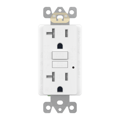 20 Amp GFCI Receptacle | Tamper/Weather Resistant | 125V | Enerlites GFTWRG20