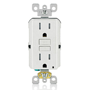 15 Amp Duplex Decorator Receptacle Tamper-Resistant | 125V | White