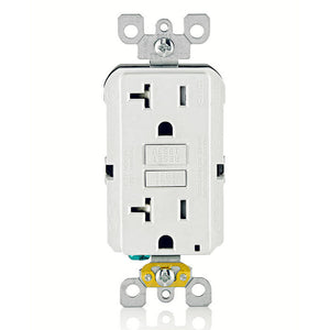 20 Amp Duplex Decorator Receptacle Tamper-Resistant | 125V | White
