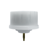 Screw-in microwave occupancy sensor for sensor-ready LED wall pack fixtures