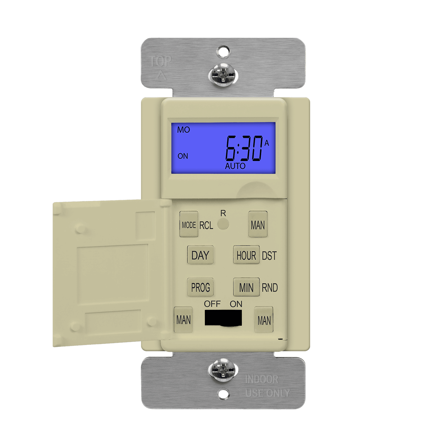 ENERLITES HET01 7-day digital in-wall programmable timer switch with LCD display