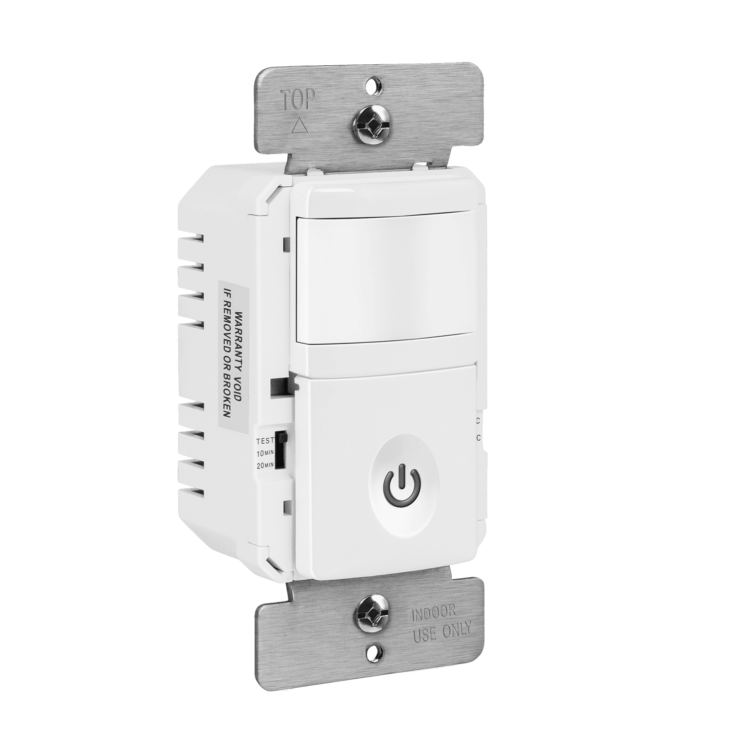 ENERLITES HMVS 180 degree PIR vacancy motion sensor wall switch