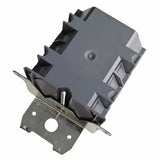 PLS-SN34X-ADJ 2-gang PVC adjustable new work electrical box, ETL listed, gray/blue, designed to accommodate varying wall coverings for flush switch and outlet installations.