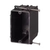 PLS-SN22X 1-gang PVC new work electrical box, IP65 rated and ETL listed, with zinc-plated steel screws, designed for safe and durable switch and outlet installations.