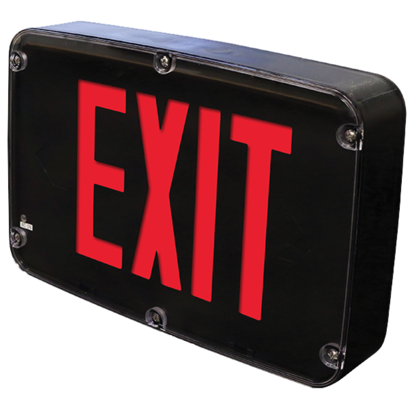 NEMA4X/NSF Exit Sign | Single/Double Face | Red/Green Letters