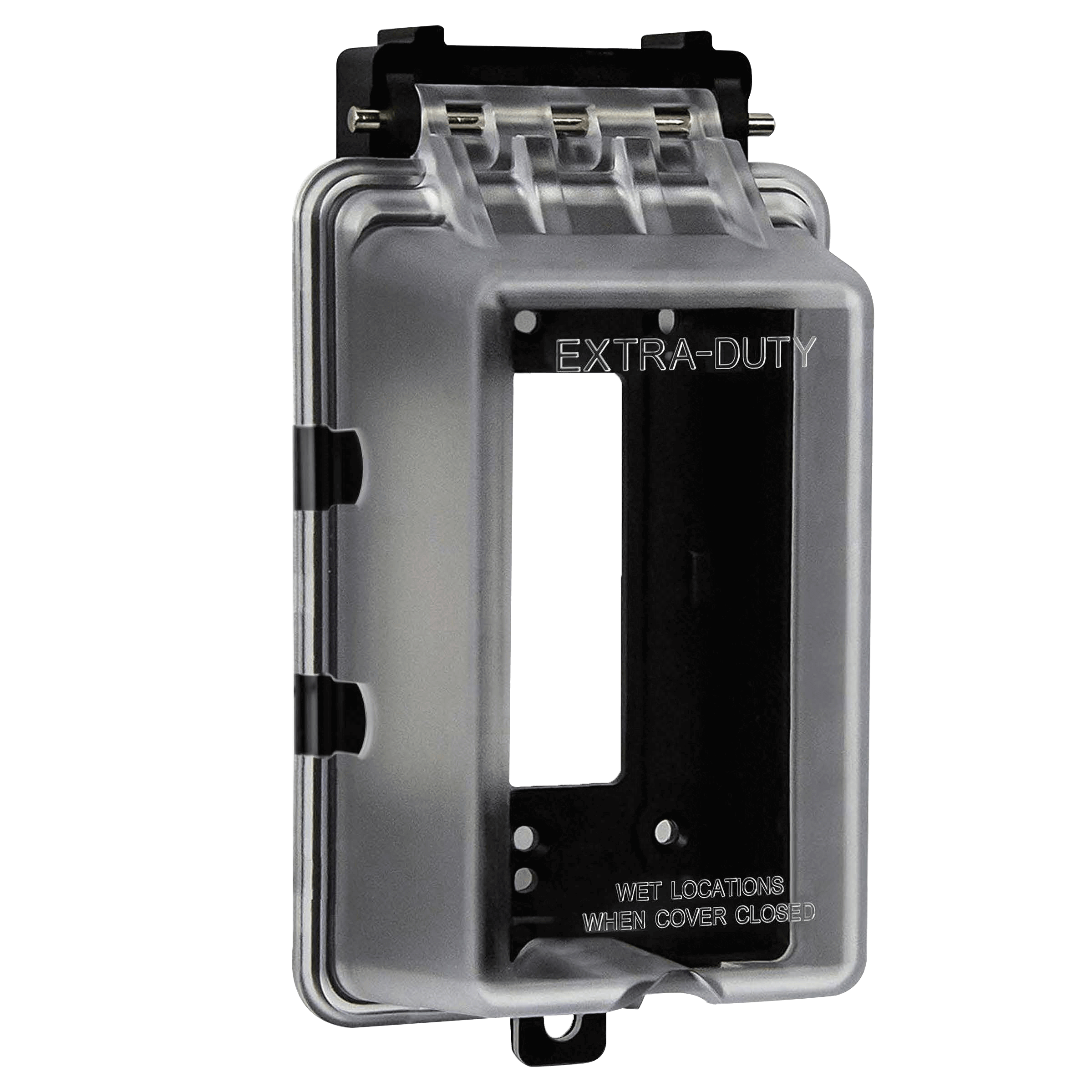 1-Gang Extra Heavy Duty In-Use Weatherproof Cover | Vertical/Horizontal Mount | Enerlites IUC1HV-D
