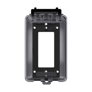 1-Gang Weatherproof Outdoor Cover for Decorator/GFCI Receptacle | Vertical Mount - Available at Electrical Marketplace