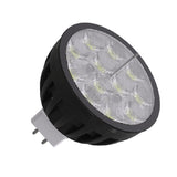 Smart RGB-WW Bluetooth MR-16 Drop-In LED Lamp, 1W–5W, aluminum housing, tunable CCT 2200K–5700K with RGB spectrum.