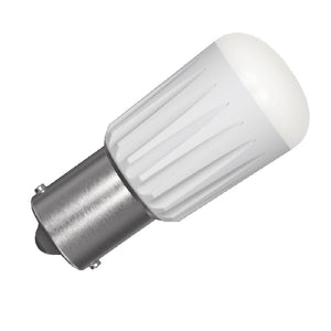 Smart RGB-WW Bluetooth Single Contact Bayonet Drop-In Lamp, 0.5W–3W LED, 360º beam, 2200K–5700K tunable CCT, RGB spectrum.