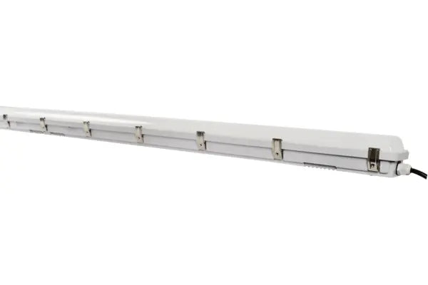 Commercial 8 foot LED vapor tight fixture 9800 lumens waterproof light