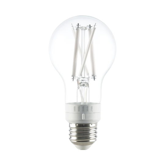 A19 LED Bulb Filament | 7W | 800Lm | Dimmable | CCT Selectable | 120V | Luxrite LR21680