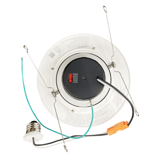 Five-to-six-inch-round-eyeball-gimbal-led-recessed-downlight-retrofit-kit
