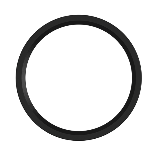 5 Inch Round Trim Surface Mount | Black | Luxrite LR23540