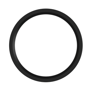 5 inch black trim for slim LED surface mount round ceiling light - Available at Electrical Marketplace