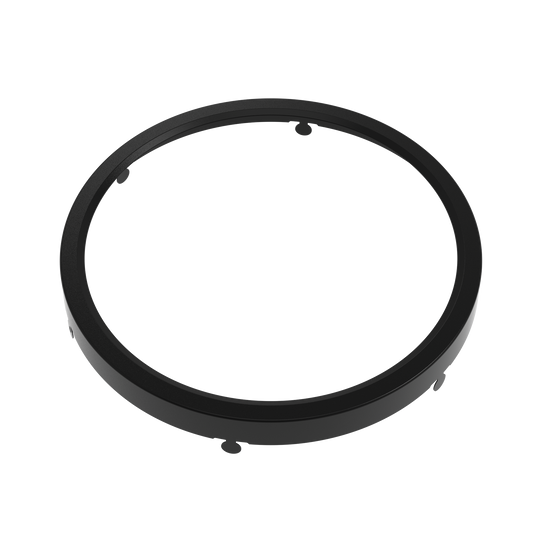 round black decorative trim ring for 7 inch LED slim panel light