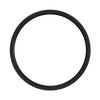 7 inch black trim for slim LED surface mount round ceiling light