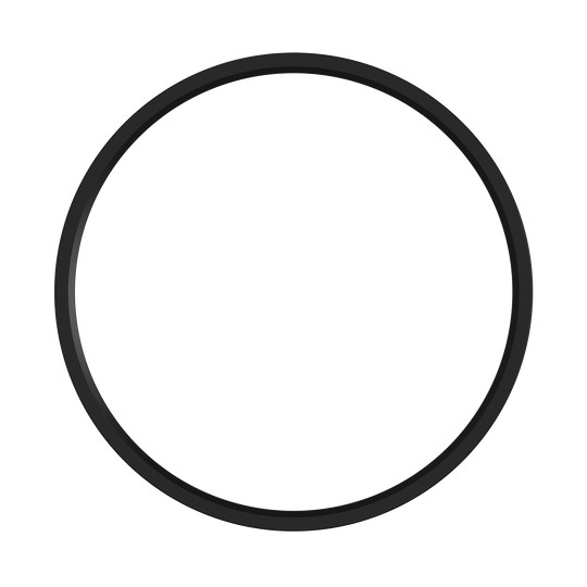 12 Inch Round Trim Surface Mount | Black | Luxrite LR23546