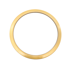 9 inch brass trim for slim LED surface mount round ceiling light - Available at Electrical Marketplace