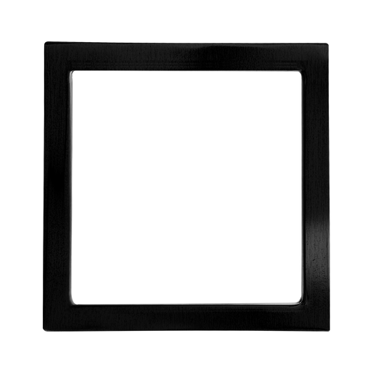 9 Inch Square Trim Surface Mount | Black | Luxrite LR23689