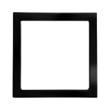 9 Inch Square Trim Surface Mount | Black | Luxrite LR23689