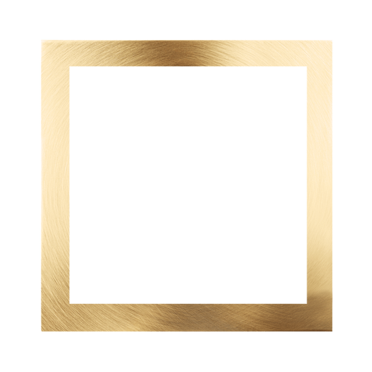 9 Inch Square Trim Surface Mount | Brass | Luxrite LR23690