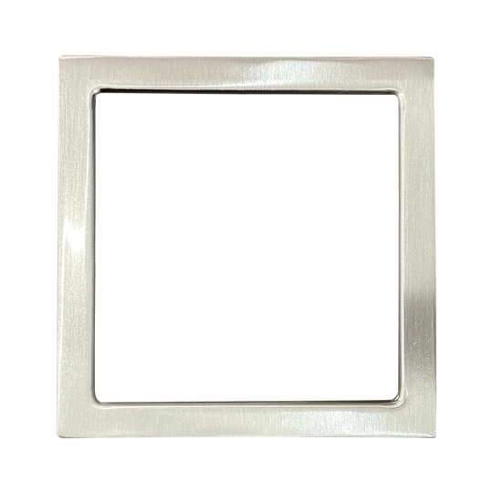 9 Inch Square Trim Surface Mount | Brushed Nickel | Luxrite LR23691