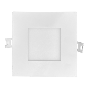 4-inch-square-smooth-canless-white-LED-wafer-mini-panel-recessed-downlight - Available at Electrical Marketplace