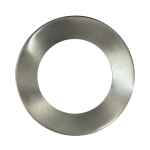 4-inch-round-smooth-brushed-nickel-trim-ring-accessory-for-canless-wafer-downlight - Available at Electrical Marketplace