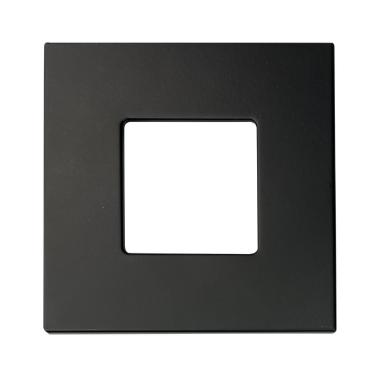 4 Inch Square Trims | Black | Luxrite LR23773