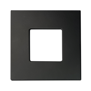 6-inch-square-smooth-black-trim-ring-accessory-for-canless-wafer-downlight - Available at Electrical Marketplace
