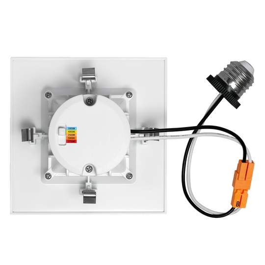 Four-inch-square-baffled-led-recessed-downlight-retrofit-kit-with-e26-adapter