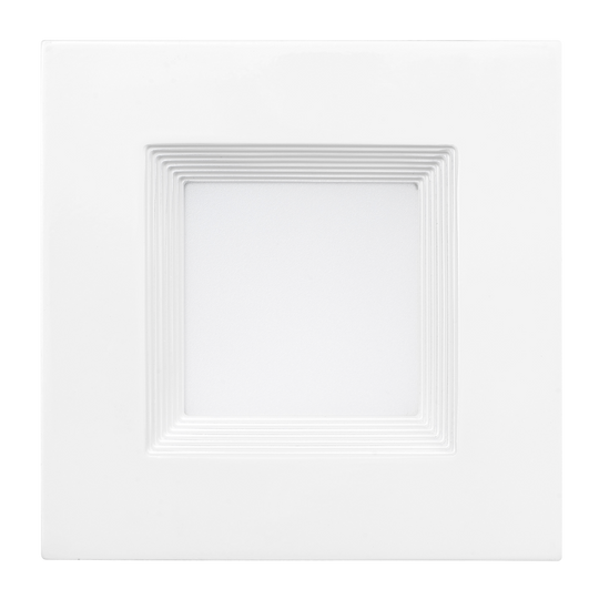 4 Inch Square HO Baffled Retrofit LED Downlight | 1K Lumens | CCT Selectable | Luxrite LR23786