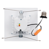 Five-to-six-inch-square-smooth-led-recessed-downlight-retrofit-kit-with-e26-adapter