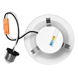 Four-inch-round-smooth-led-recessed-downlight-retrofit-kit-with-e26-adapter
