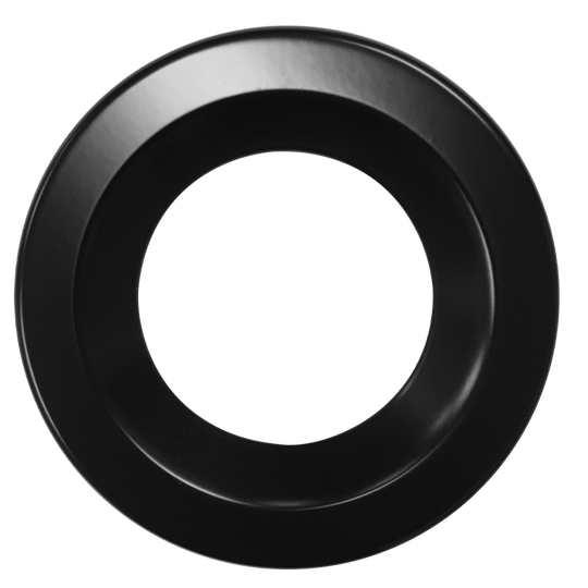 Matte-black-decorative-snap-on-trim-ring-for-4-inch-led-retrofit-downlight