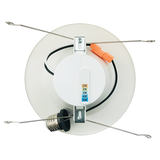 Five-to-six-inch-round-baffled-led-recessed-downlight-retrofit-kit-with-e26-adapter