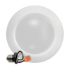 8" white LED disk light with 5CCT selectable, surface mount and recessed retrofit