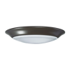 6" brushed nickel LED disk ceiling light, dimmable, modern round design