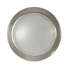 6" brushed nickel LED disk ceiling light, dimmable, modern round design