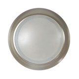 6" brushed nickel LED disk ceiling light, dimmable, modern round design