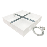 LR24184 2x2 LED frame panel canopy, white finish, ceiling lighting accessory