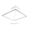 LR24184 2x2 LED frame panel canopy, white finish, ceiling lighting accessory